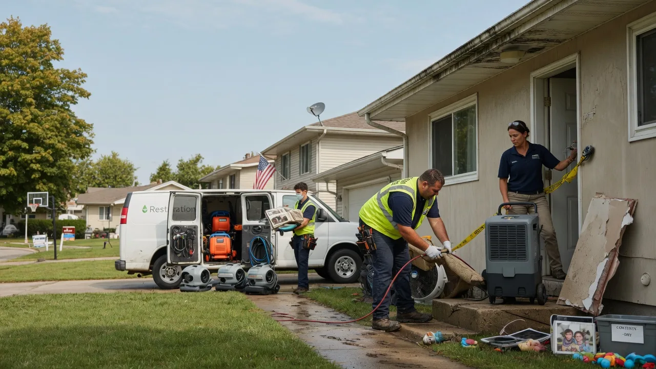 Water Damage Restoration in Frankfort, IL near me